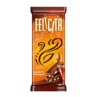 牛奶巧克力FELICITA®狂欢节杏仁和散装杏仁