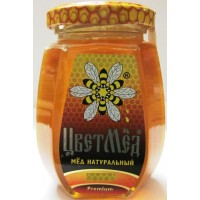 天然蜂蜜可能“TsvetMed”250GR。批发